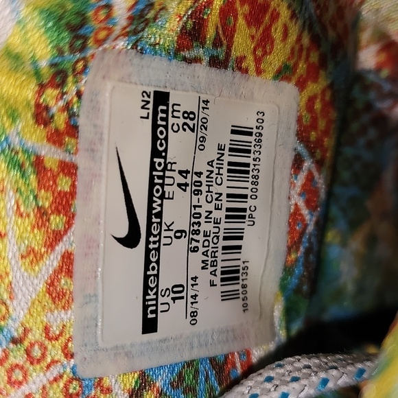 Nike Kobe 9 Elite "What The" High-Top Sneakers Size 10 Preowned - Picture 12 of 14